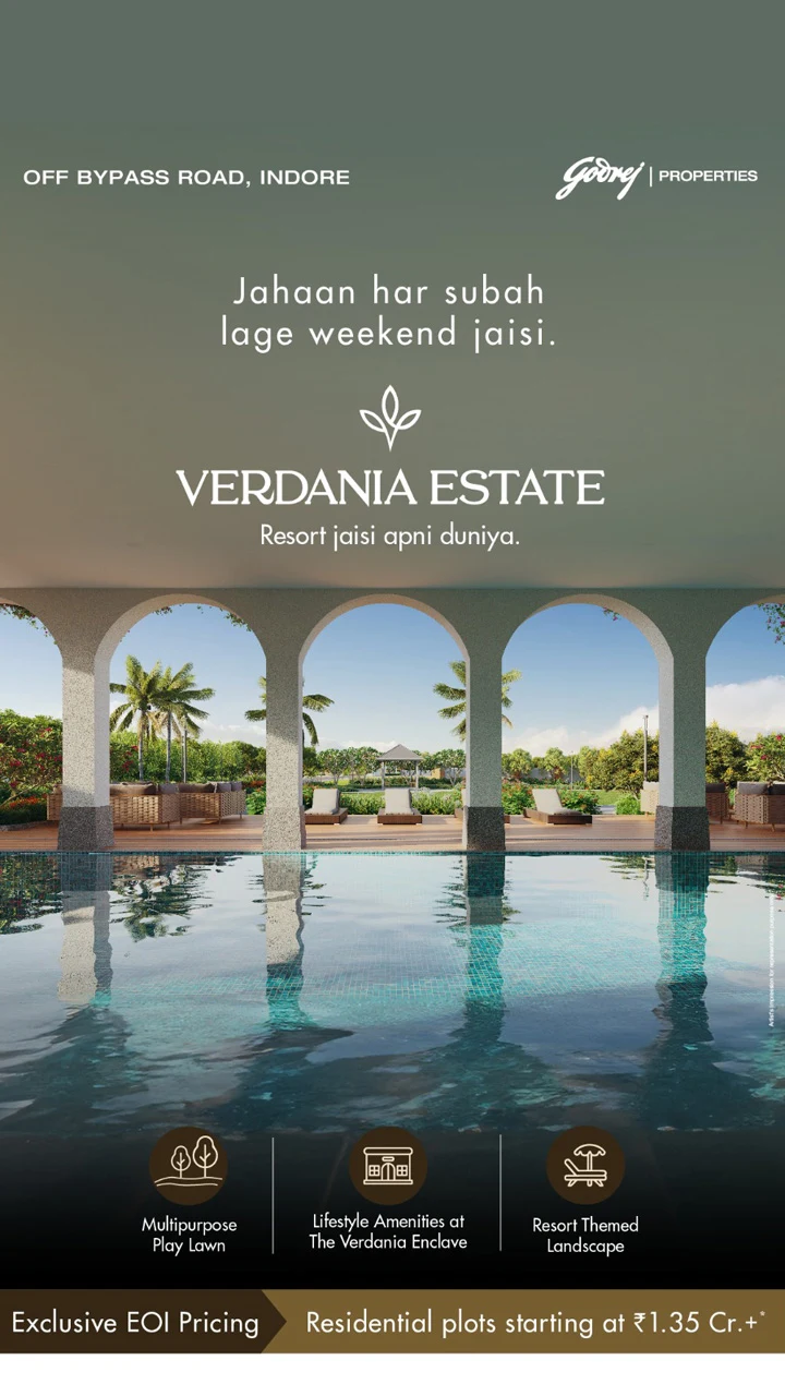 Godrej Verdania Estate Indore Mobile View Banner